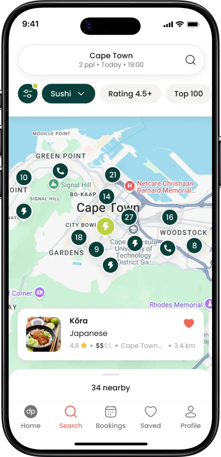 Find the right restaurant, right now.